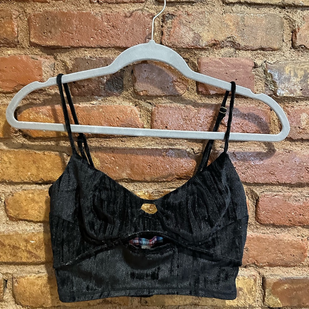 Urban Outfitters Josie Velvet Corset Cami